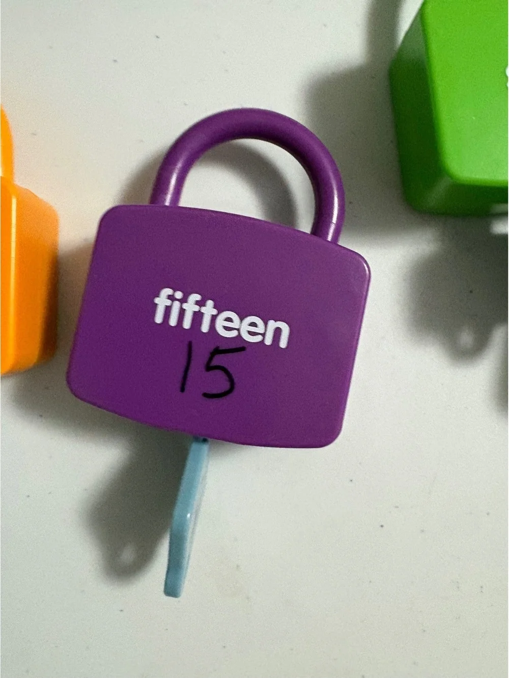 Number learning locks